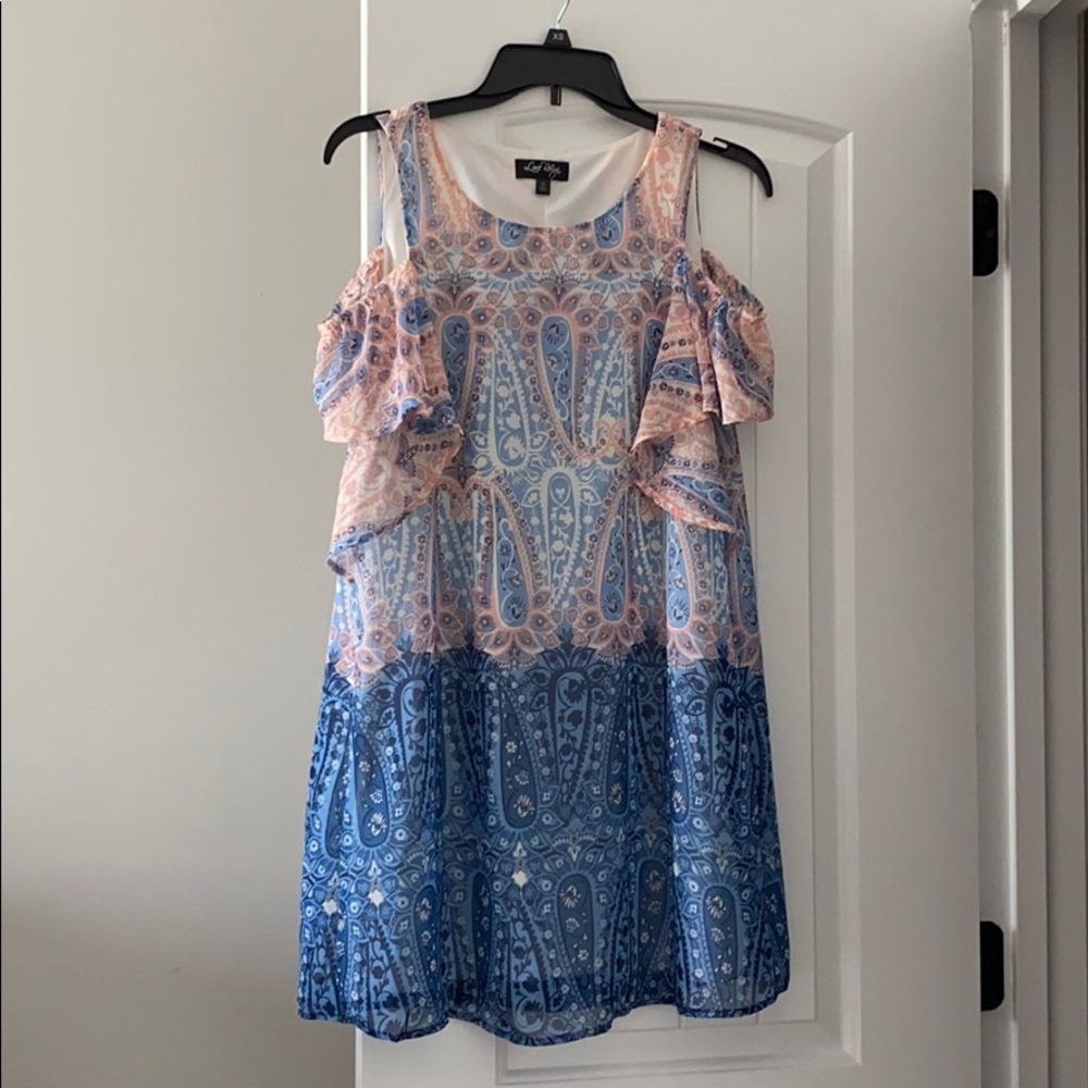 Cold-shoulder Spring Dress